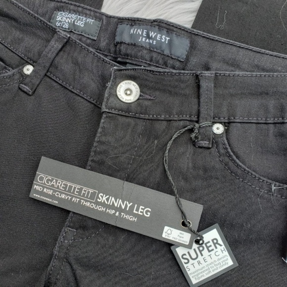 NWT Nine West SKINNY LEG JEANS SZ 28 - Picture 4 of 5